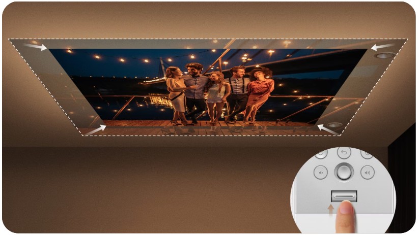 BenQ GV32 | 1080p Led I 500 Ansi 10 BenQ GV32 kolay ekran boyutu