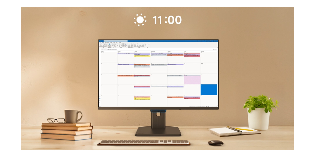 BenQ GW2490C | 23,8'' IPS 144hz 2 BenQ GW2490C uyarlanabilir göz bakımı üçlü koruma