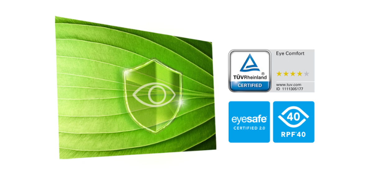 BenQ GW2790C TÜV Rheinland Eye Comfort 4 yıldız sertifikası