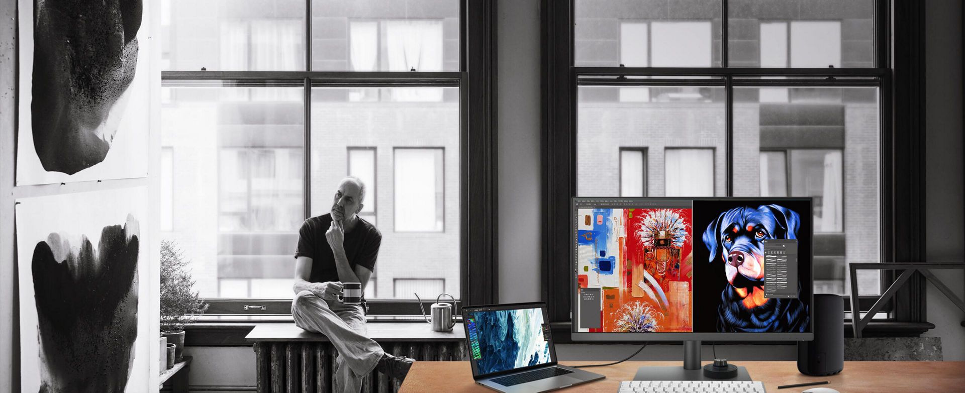 BenQ PD3205U| 32" 4K Creative Pro Tasarımcı Monitörü 11 Çalışma Alanı