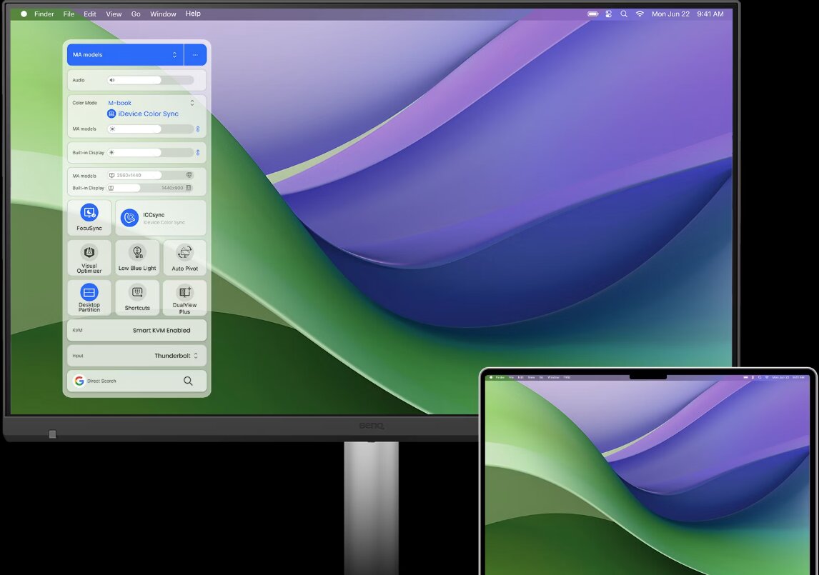 BenQ MA270S | 27" 5K Nano Gloss Monitör Thunderbolt 4 4 Display Pilot 2 Yazılımı