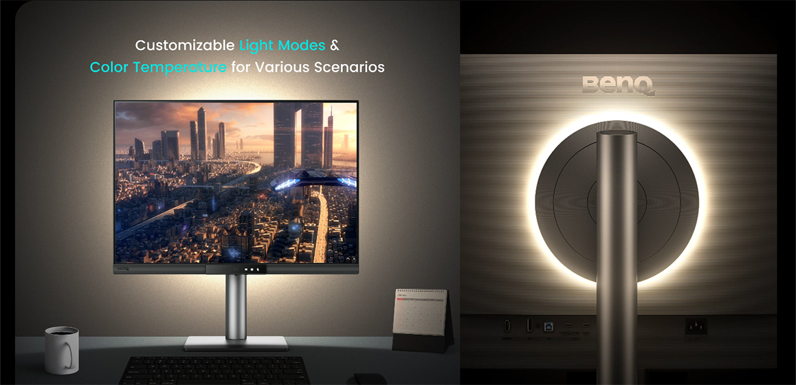 BenQ RD280UG|28” 4K+ 120Hz MoonHalo Arka Aydınlatmalı Programlama Monitörü 5 MoonHalo Arka Aydınlatma