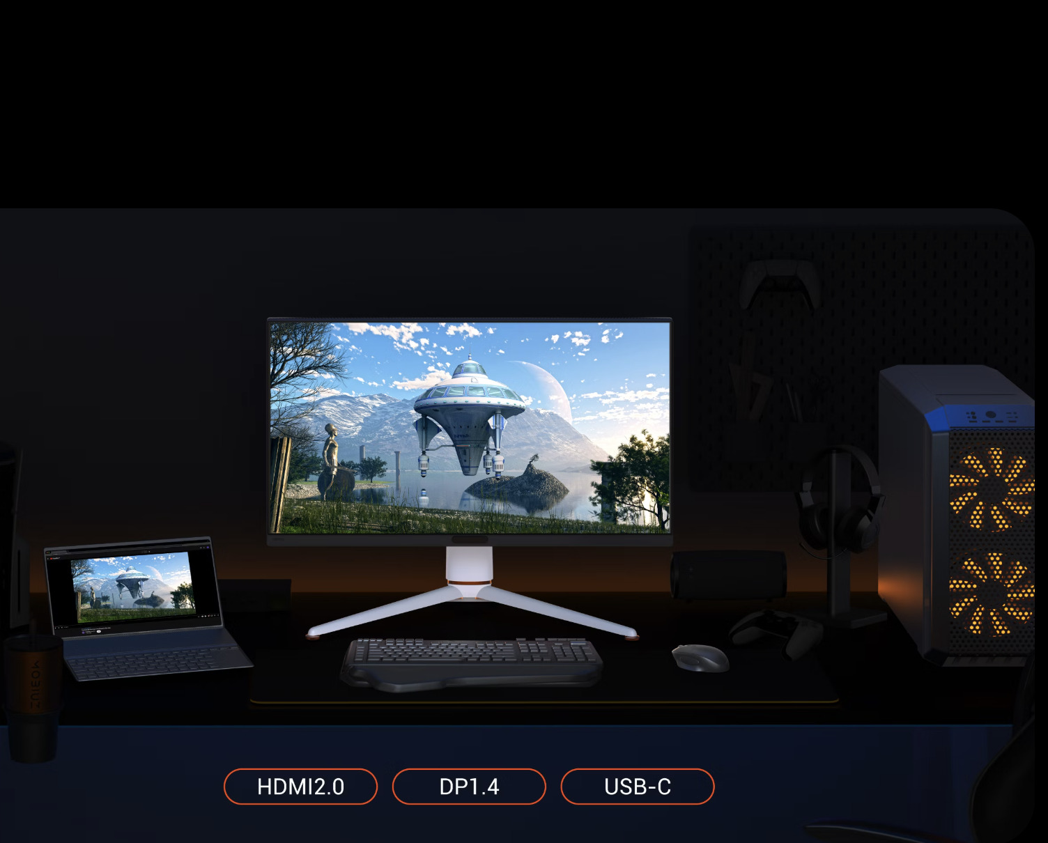 BenQ EX271Q | 27" 2K 180Hz MOBIUZ Gaming Monitör 6 Dahili KVM Anahtarı