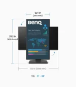 BenQ BL2490TC 23.8” Full HD IPS | 144Hz | USB-C Görüntü ve Veri Aktarımı | Pivot Kurumsal Monitör - Görsel 5