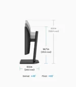 BenQ BL2490TC 23.8” Full HD IPS | 144Hz | USB-C Görüntü ve Veri Aktarımı | Pivot Kurumsal Monitör - Görsel 6