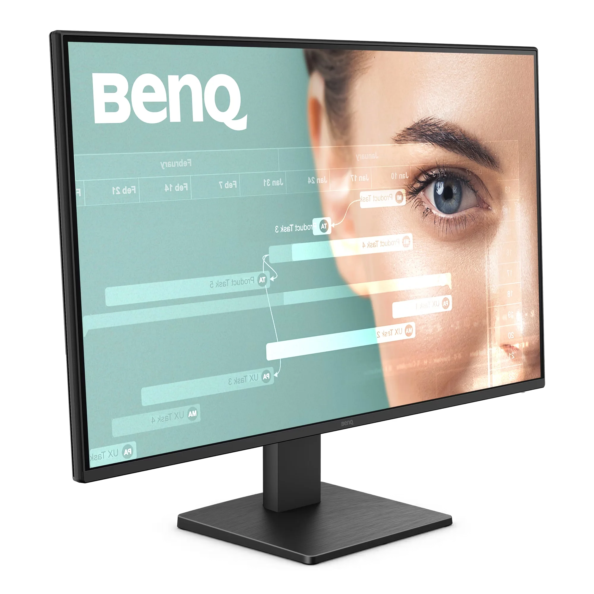 BenQ GW2791P 27 inç Full HD 120Hz monitör sağ çapraz görünüm