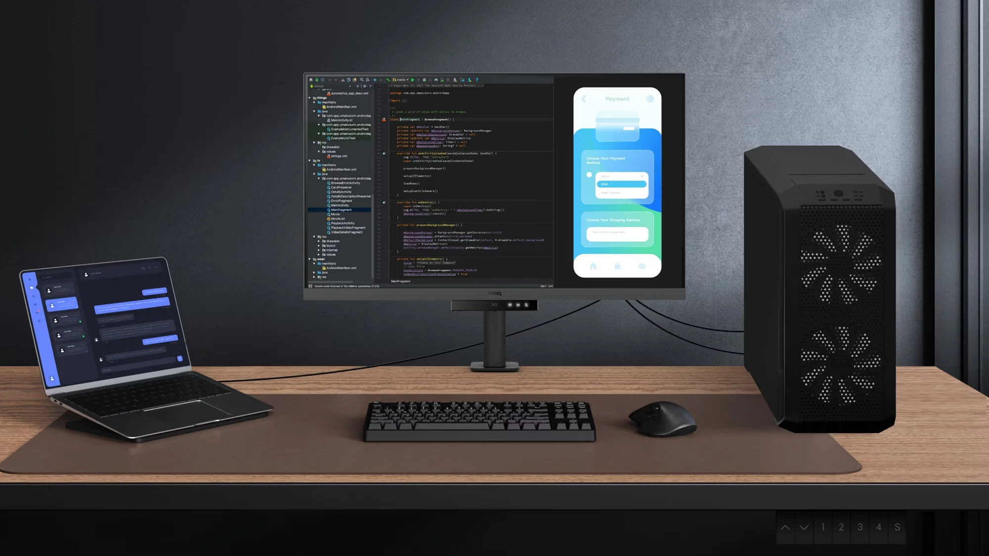 BenQ RD320UA dahili KVM anahtarı